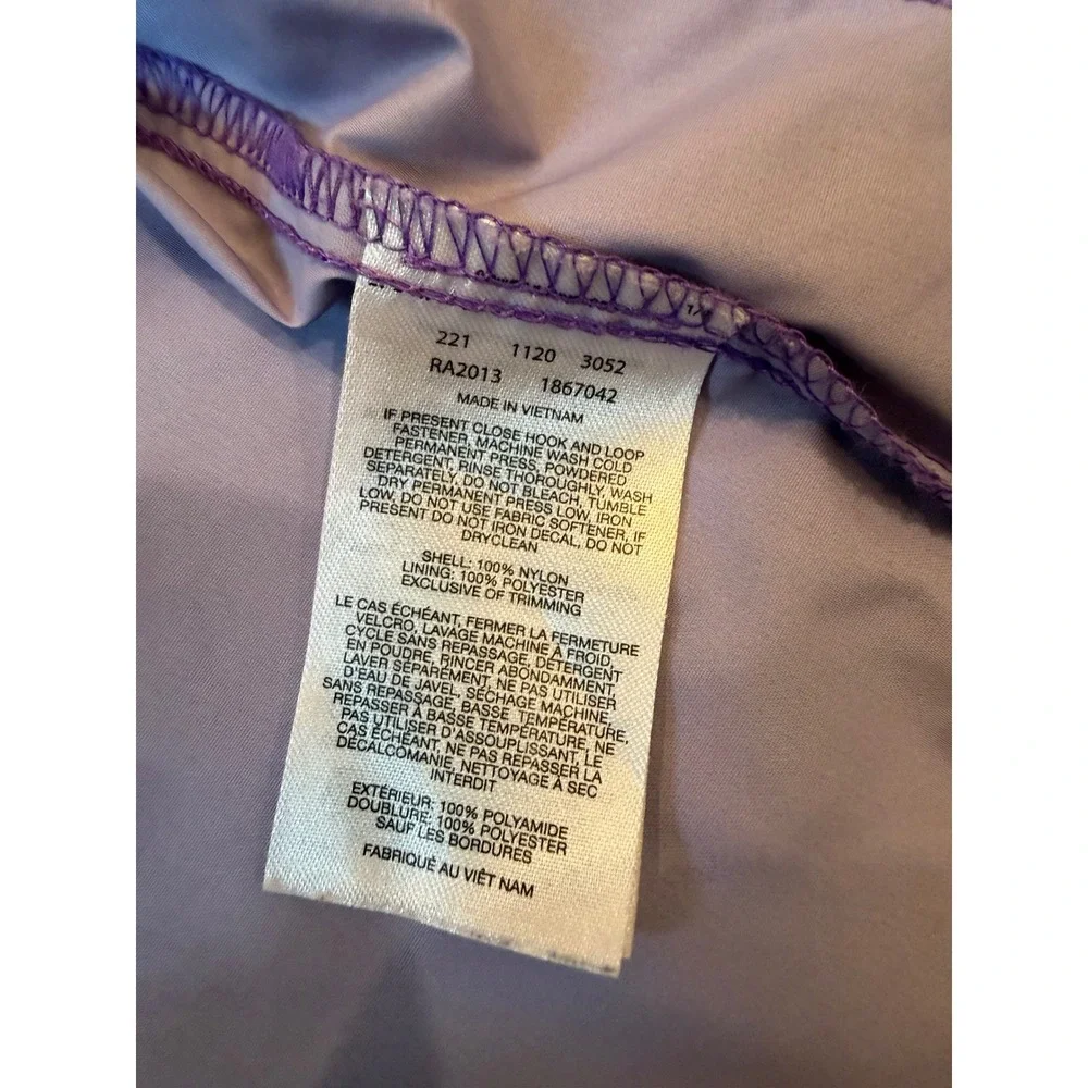 Columbia Kids Purple Glennaker Windbreaker Hooded Jacket RA2013 Size 3T